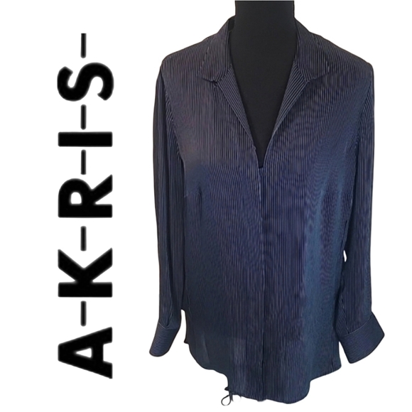 Akris Tops - 🆕️ AKRIS Silk Crepe Blouse
